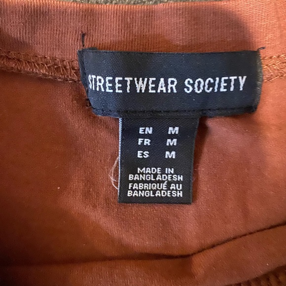 Streetwear Society short sleeve crop‎ top size medium. - Picture 3 of 8